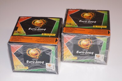 PANINI EM 04 - 2 OVP Display EURO 2004 - 100 Tüten/packs RONALDO ROOKIE ?