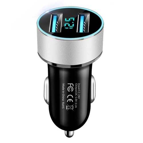 USB Car Socket Phone Charger 12V Cigarette Lighter Power Adapter Plug - 第 17/23 張圖片