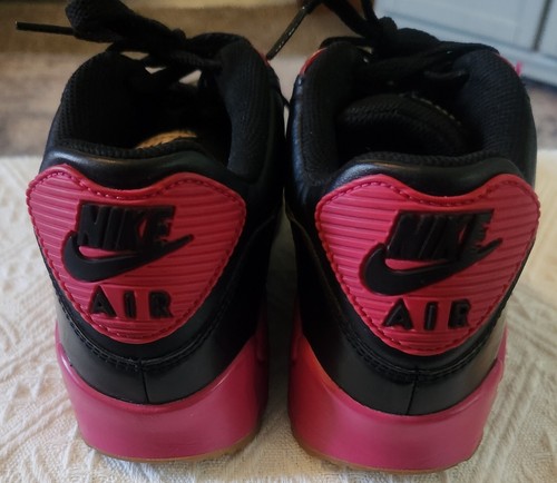 Nike Air Max 90 Sneakers Women’s 8 (312052-001) Black Racer Pink Black - Bild 7 von 9
