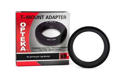 Opteka T-Mount T2 Adapter for Nikon F D5 D810 D750 D7500 D7200 D5600 D5500 D3500
