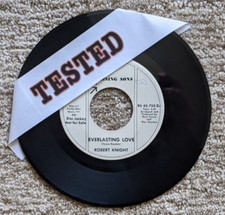 Robert Knight White Label Promo 45 rpm: Everlasting Love - Funk/Soul 1967 TESTED