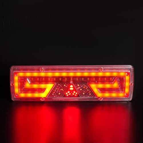 Pair LED Truck Tail Light Rear Lights Stop Brake Indicator Signal Lamp For Kamaz - Picture 13 of 19