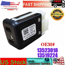 13523018 USB Charger Port AUX Jack Car Player For GM Chevrolet Buick 13519224 US