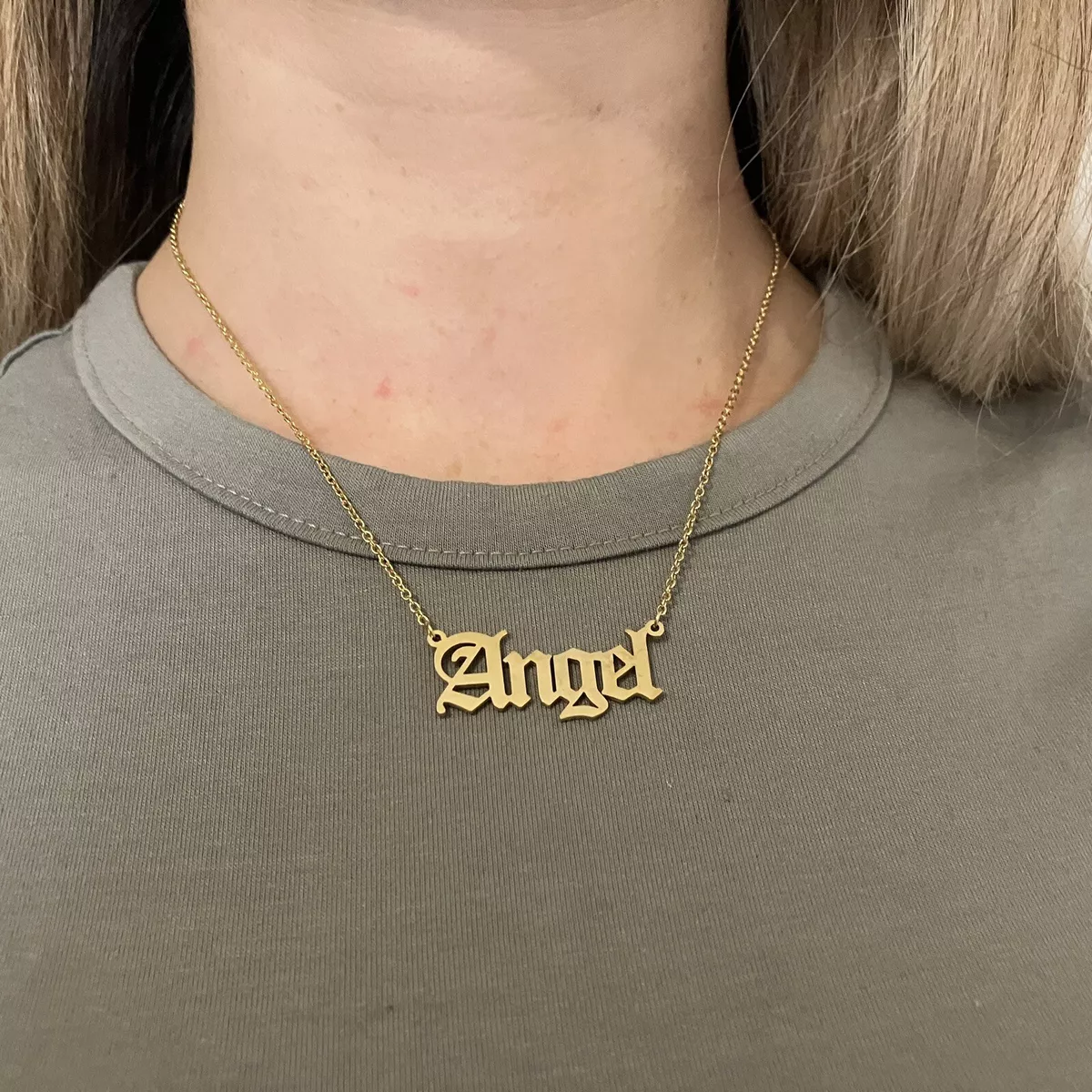 Word angel necklace deals
