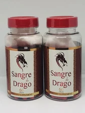 2 Sangre De Drago Dragons Blood Tree Sap Wound Healing Support Treatment Pills