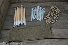 NVA DDR Zeltbesteck Packsack Zeltstange Heringe Zeltbahn Einstrich Keinstrich