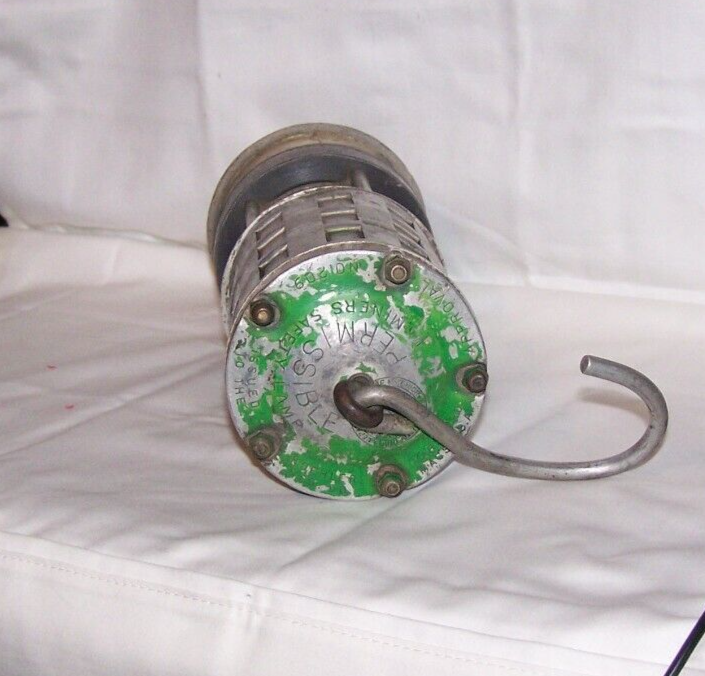 Koehler Permissible Flame Safety Lamp No. 209 WV Coal