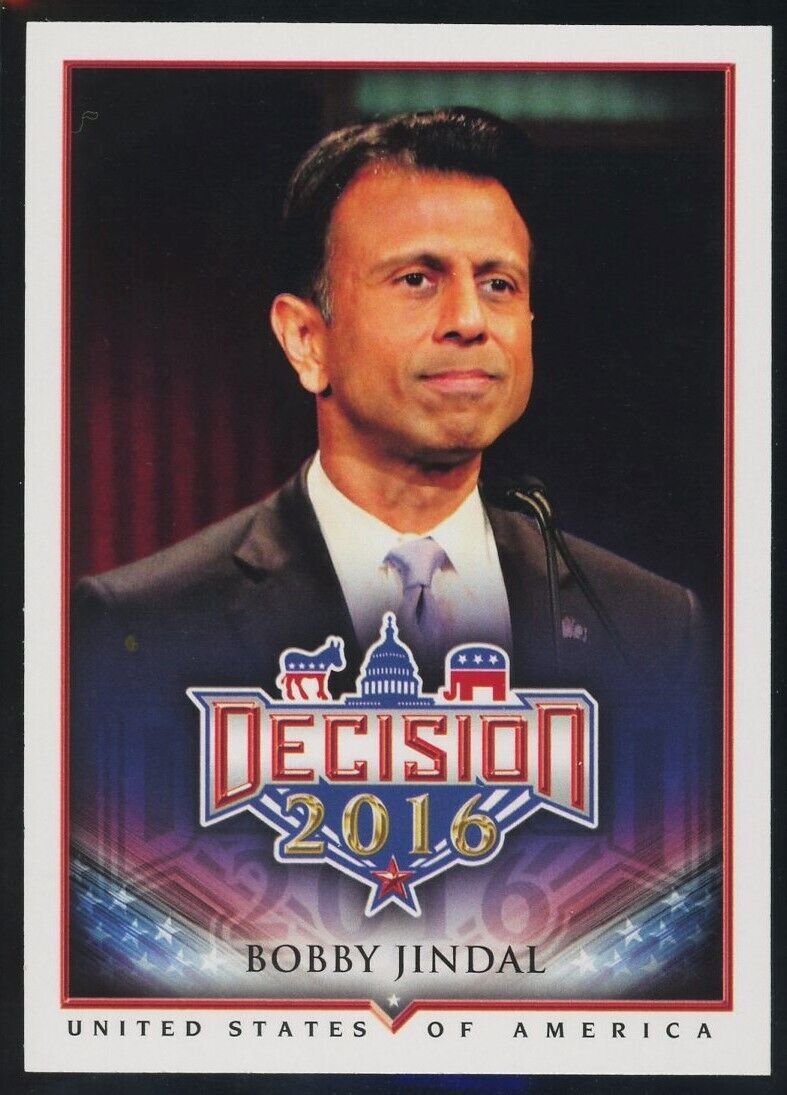 Decision 2016 Bobby Jindal Trading Card #3