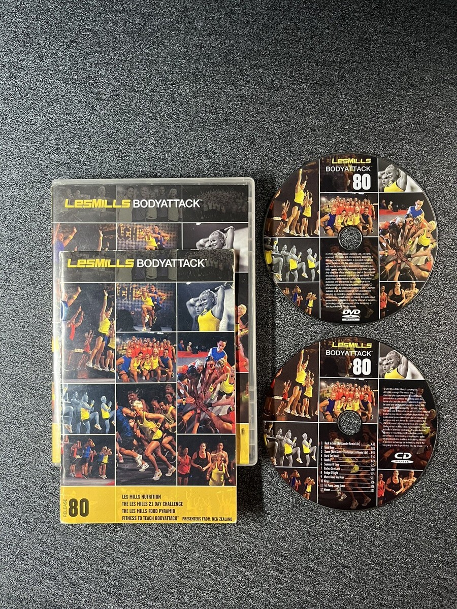 ボディアタック 80 CD DVD LESMILLS BODYATTACK レスミルズ