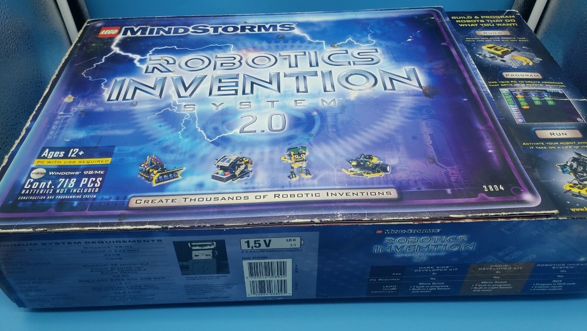 Lego Mindstorms Robotics Invention System 2.0 #3804 open box | eBay
