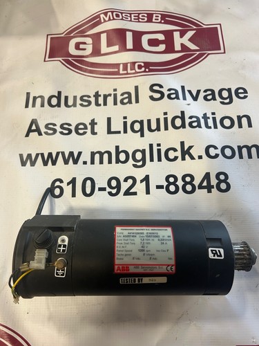 ABB Permanent Magnet DC Servo Motor Model 4414129285 E183012