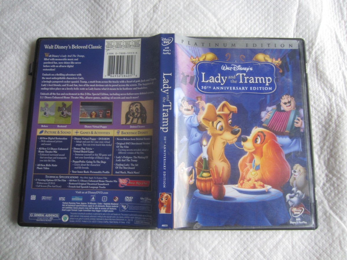 Walt Disney's Lady and the Tramp - Platinum Edition (DVD 2-Disc