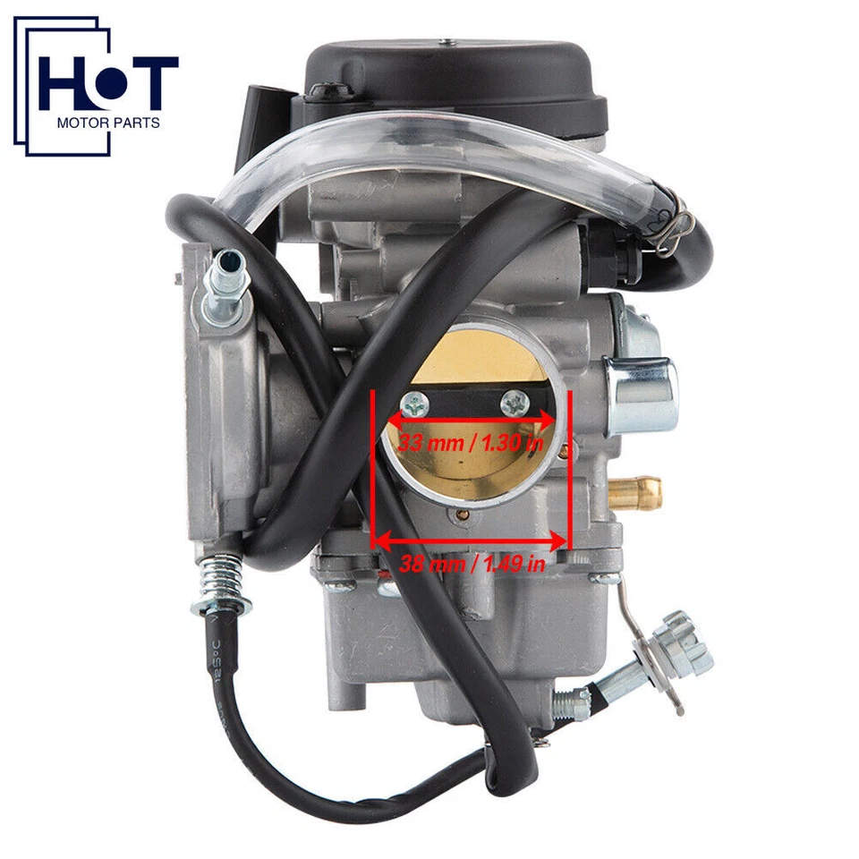 Carburetor for Yamaha Grizzly 450 YFM450 Big Bear 400 YFM400 Bruin 350 2WD ATV - Imagem 2 de 4