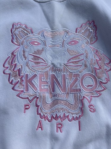 Kenzo Jungle Paris Sweatshirt Womens M Embroidered Pink Tiger Chinese New Year - Picture 3 of 7