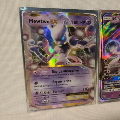 MewTwo Ex / GX Bundle 39/73 - 62/162 - xy107 - 52/108 Damaged | eBay