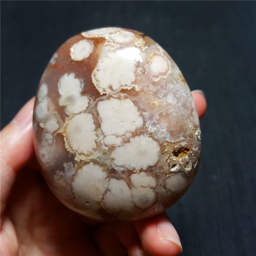 HOT 121g Natural Polished Cherry Blossom Agate Crystal Madagascar YWA745 - Picture 5 of 12