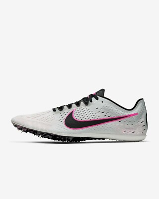 pink and black nike spikes
