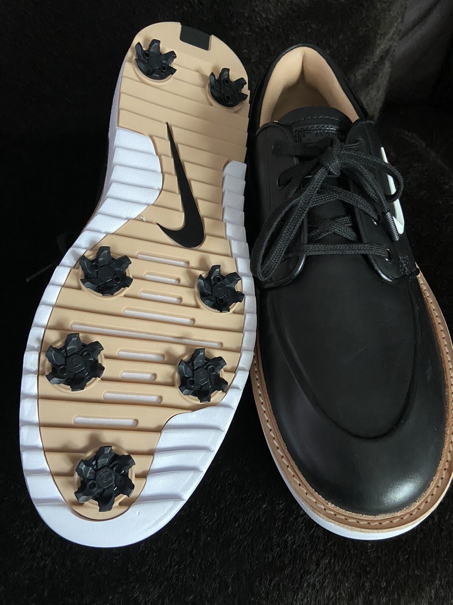 Nike Janoski G Tour Leather Golf Shoes Black White Gum  display picture 1