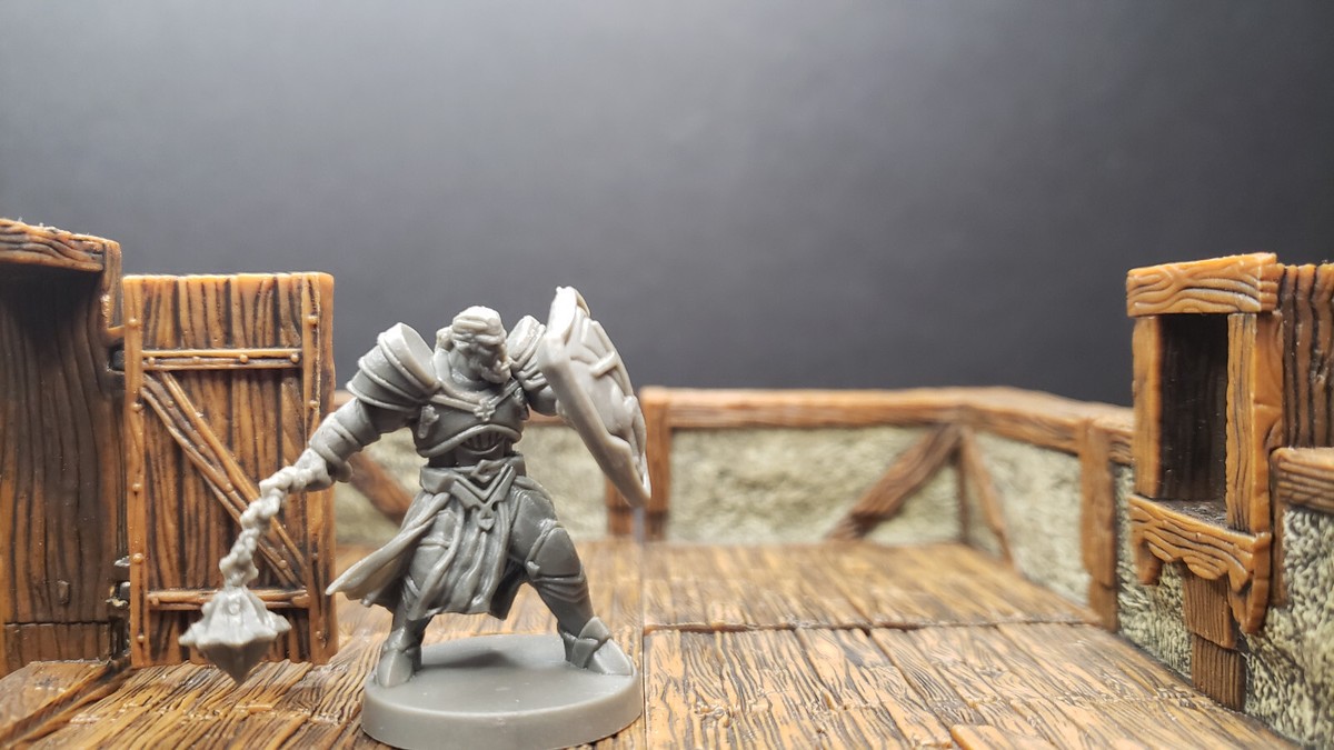 Half Orc Paladin Miniature