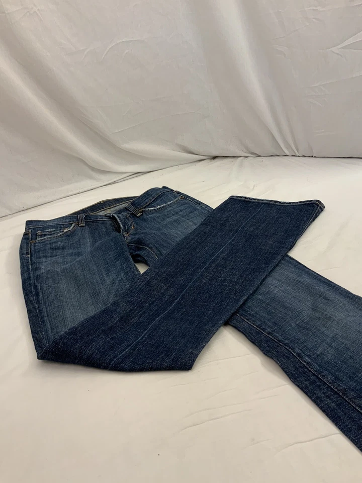 Citizens Of Humanity Jeans 25 Blue Dark Wash Bootleg Cotton Polyester YGI X1-311 - Image 4 of 4