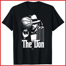 Luka The Don Godfather Of Basketball Black Cotton T-Shirt S-5XL