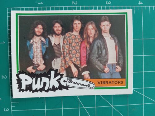 1977 MONTY GUM PUNK THE NEW WAVE ROOKIE CARD rock JUDAS PRIEST GROUP ROB HALFORD - Foto 1 di 2