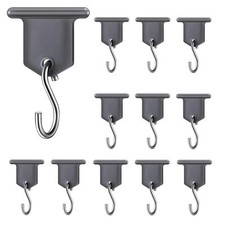 12 Pack RV Awning Hooks Hangers S Shaped Hooks for Lights Camping Tent