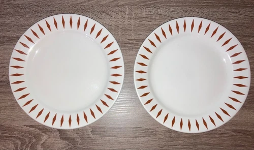 Homer Laughlin Best China Restaurant Ware Atomic Diamond Mid Century Modern