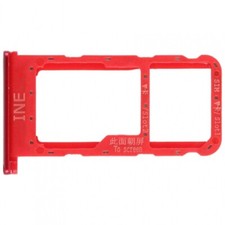 Sim Tray Compatible For Huawei P Smart Plus / Nova 3i Replacement Card Red