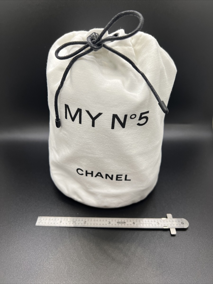 My No 5 CHANEL Drawstring Dust Bag Pouch - Size about 8” x 8