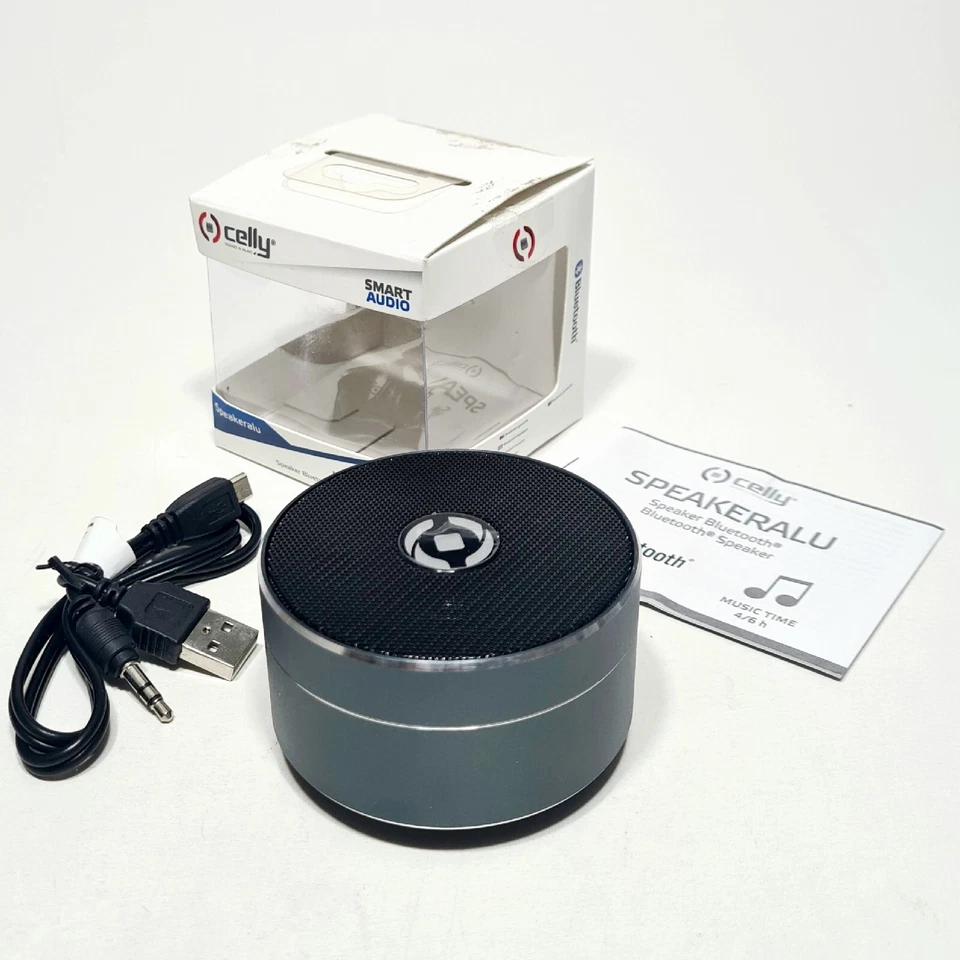celly Smart Audio SPEAKERALU BLUETOOTH SPEAKER Neu! Smartphone Lautsprecher