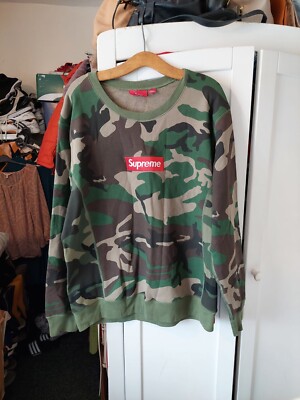 Supreme box logo camo new York city 100% cotton made in Supreme box logo camo new York city 100% cotton made in