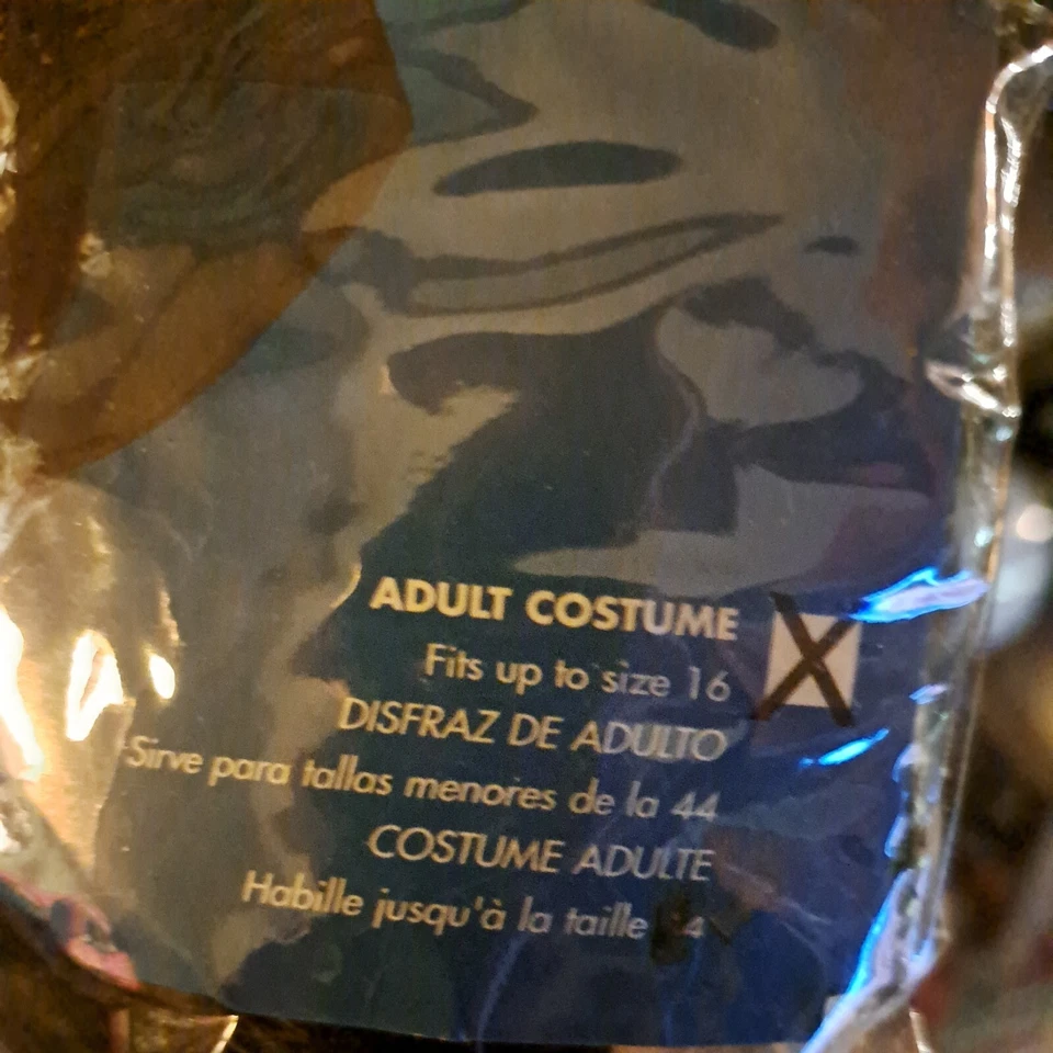 Fantasia Vanessa Raven Of The Night Deluxe veludo esmagado pena VESTIDO SOMENTE L - Imagem 2 de 3