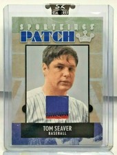 Tom Seaver 2007 SportKings Series A Silver Version 2 color GU Patch SP - NY METS