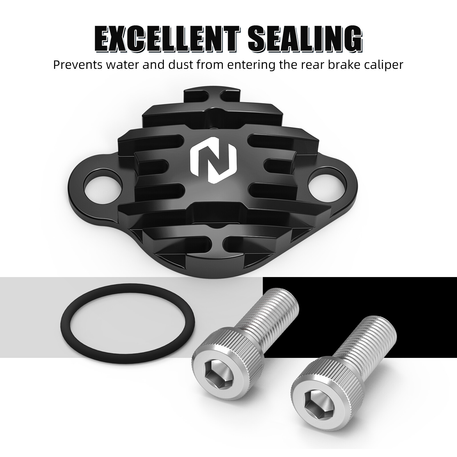 Rear Brake Caliper Cover Plate Kit For Honda TRX450ER Electric Start 2006-2014