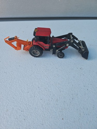 Vtg Toy Tractor Case International 7130 Metal With Custom attachments Rare #185 - Picture 11 of 15