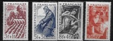 1949 série des métiers  du  N °823  N° 824  NEUF **