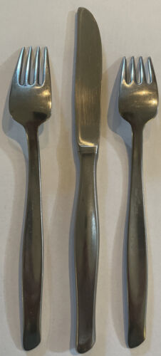 3 Vintage Carl Mertens Asymmetrisches Besteck Solingen Midcentury Germany sn4562 - Bild 2 von 2