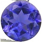 1.10 Ct Natural Iolite Purplish Blue Color Round Cut — photo 1