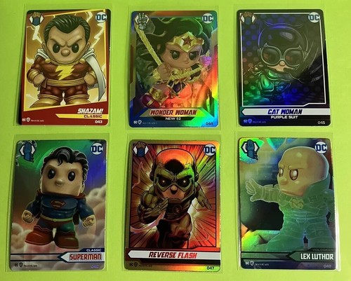 2023 DC Ooshies Master Set 60 of 60 Cards 9 of 9 Pencil Toppers & Black Adam #60 - Picture 3 of 24