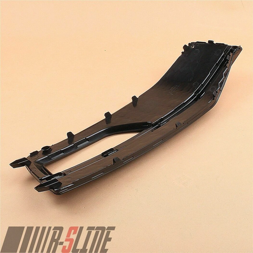 Driver Honeycomb w/Chrome Fits AUDI S4 13-16 s line B8.5 Fog Light Grill Grille Foto 4 de 4