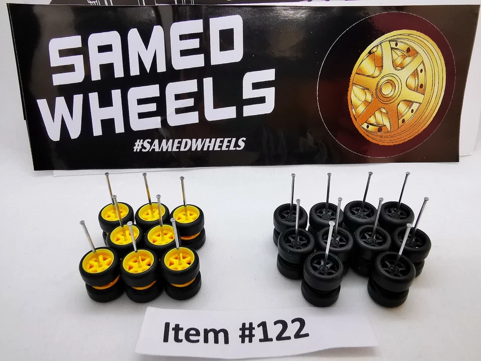 14 套 ECO Samed Wheels 6 辐条黑色和黄色混合 #122 — 第 4/4 张图片