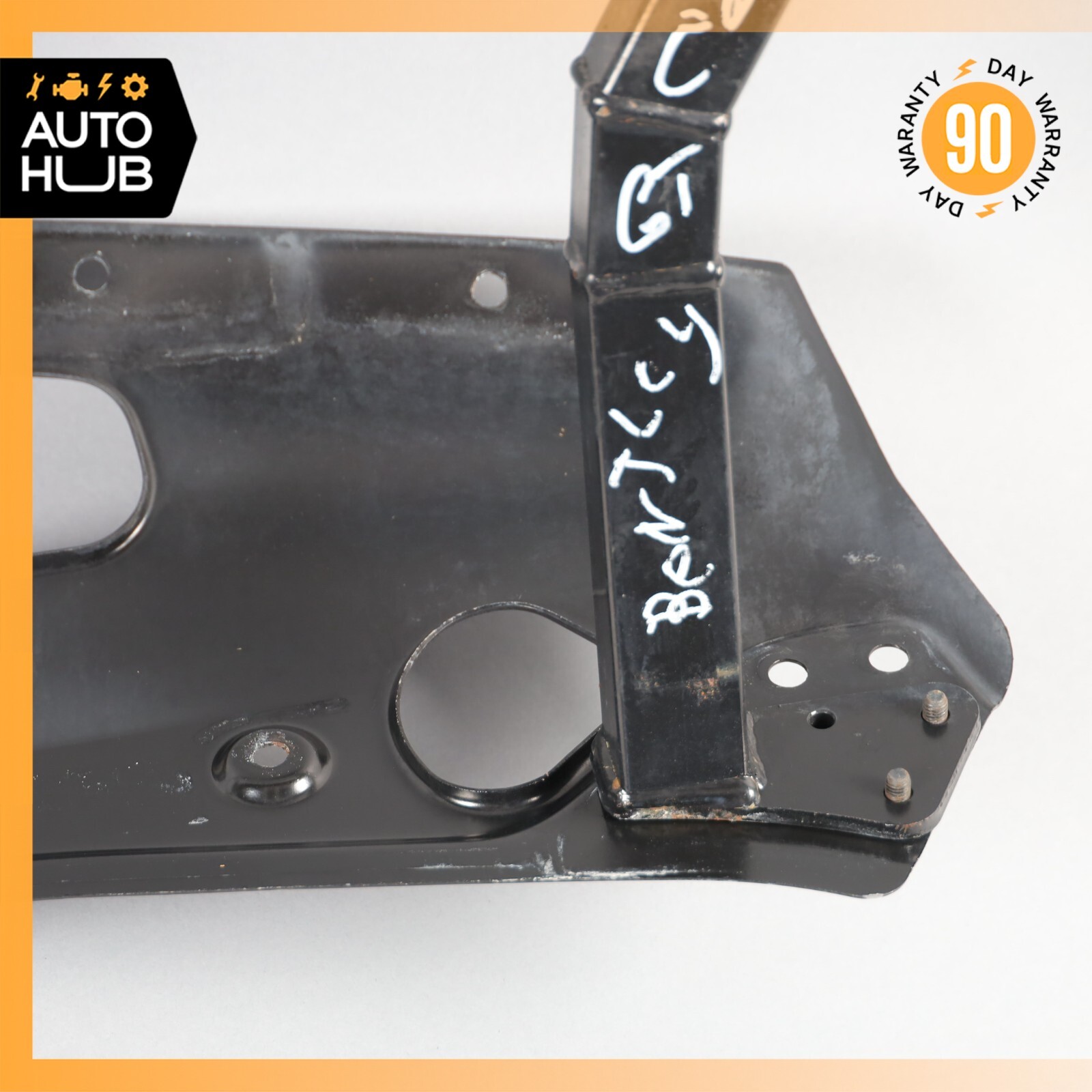 03-13 Bentley Continental GT GTC Radiator Support Bracket Beam Mount Panel OEM