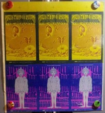 The Who BuTTerfieLd BLueS Band BG107-108 BiLL Graham FiLLmore PoStcard PrOOf