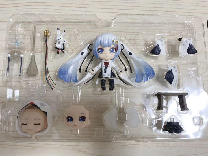 Figura Nendoroid Hatsune Miku Snow Miku Crane Priestess Ver Wonder Festival 2018 Foto 3 de 4
