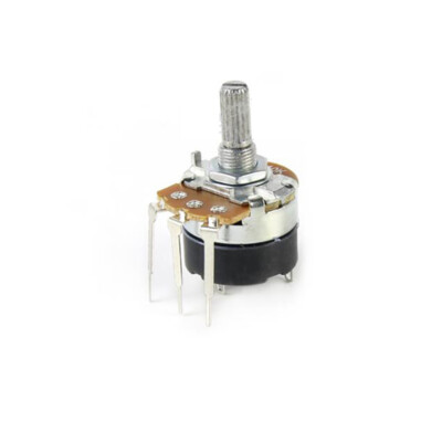 Potentiomètre à film de carbone de 17 mm - RV17 Pied courbé B10K/20K