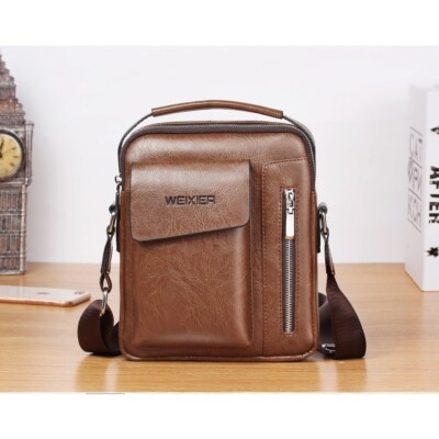 Bag men  Shoulder bag, black, brown, coffee color