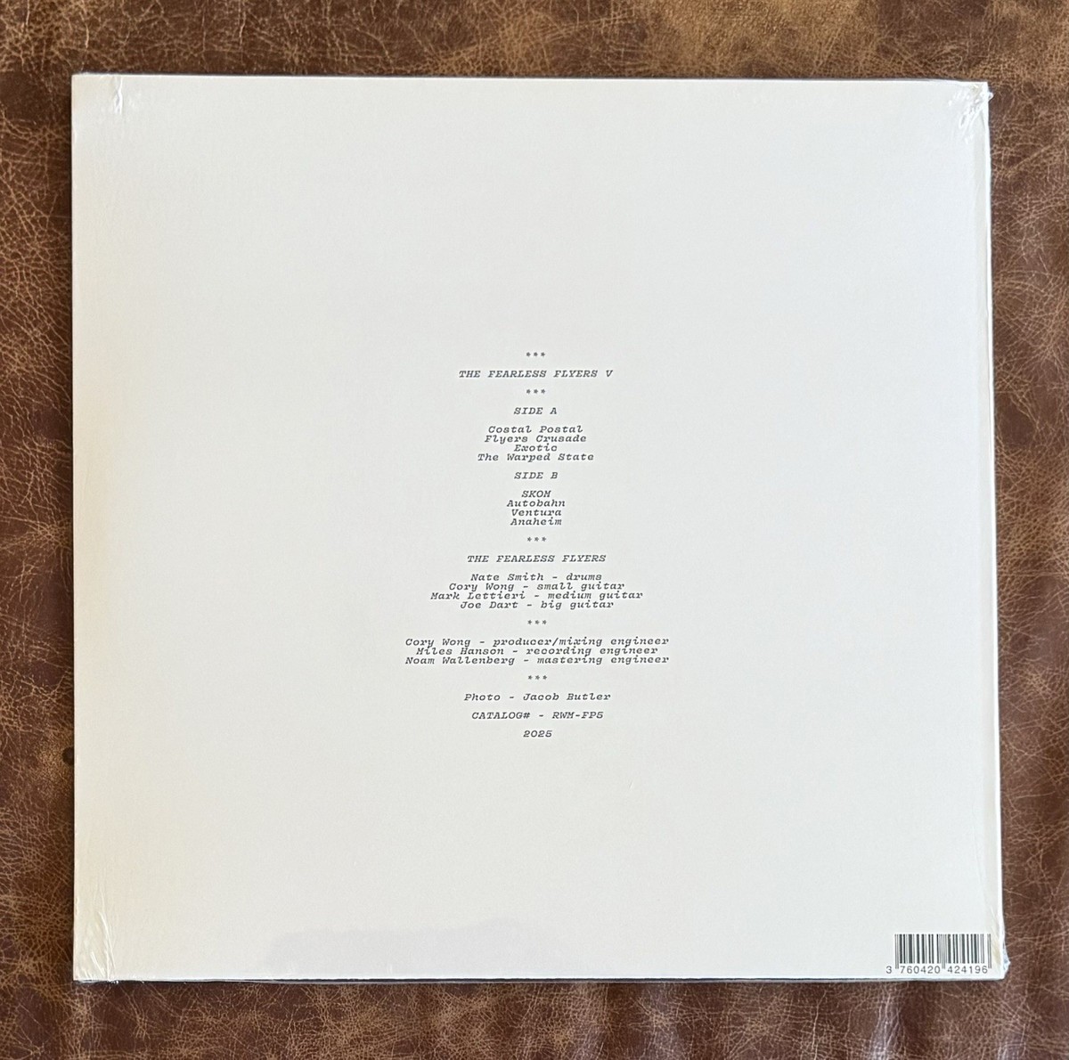 The Fearless Flyers ~ V (5) Exclusive Translucent Turquoise Blue