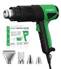 1800W Industrial Heat Gun, Fast Heating 122℉-1202℉ Variable Temperat