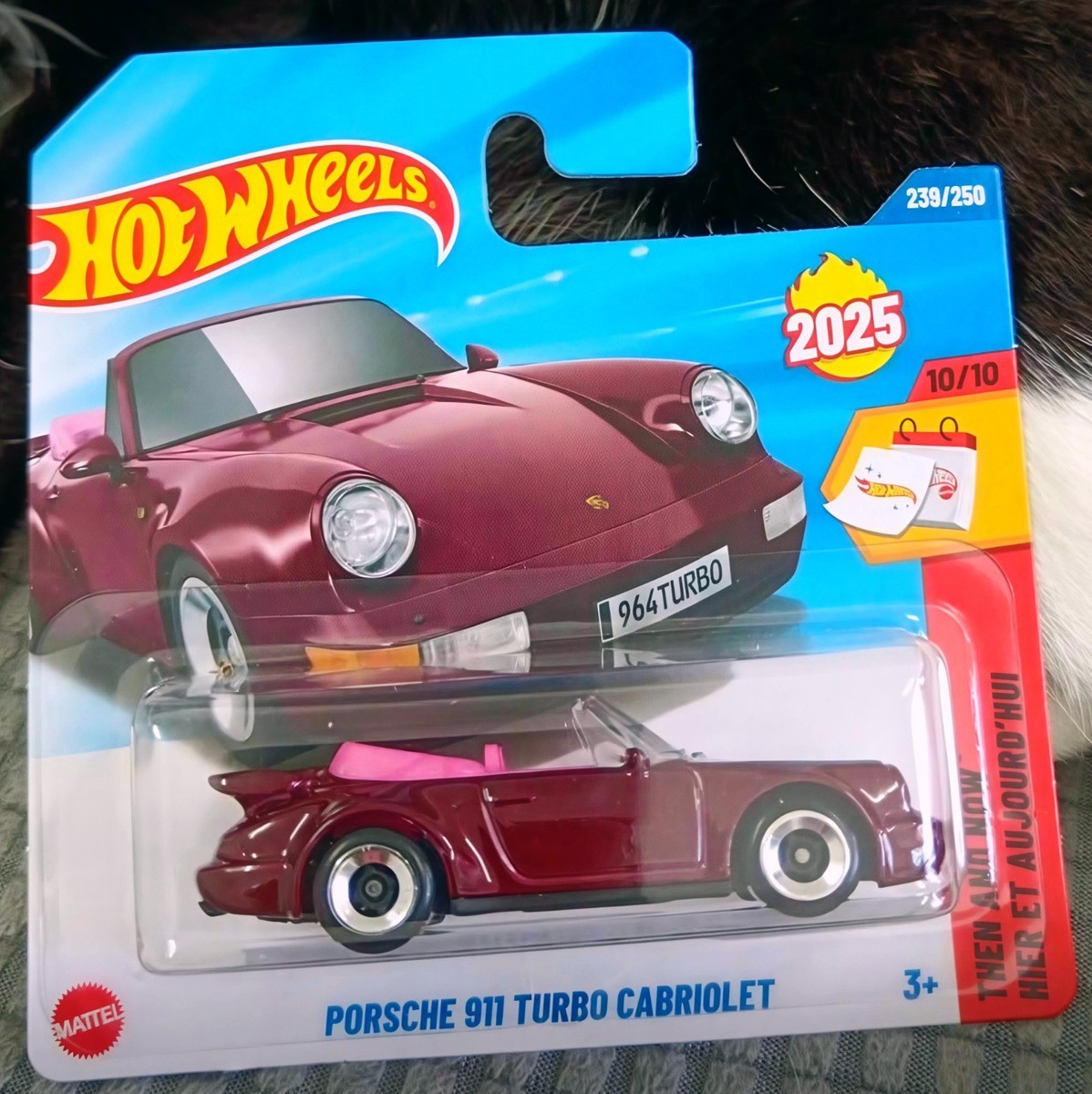 Hot Wheels 2025 Case N PORSCHE 911 TURBO CABRIOLET SHORT Card Free